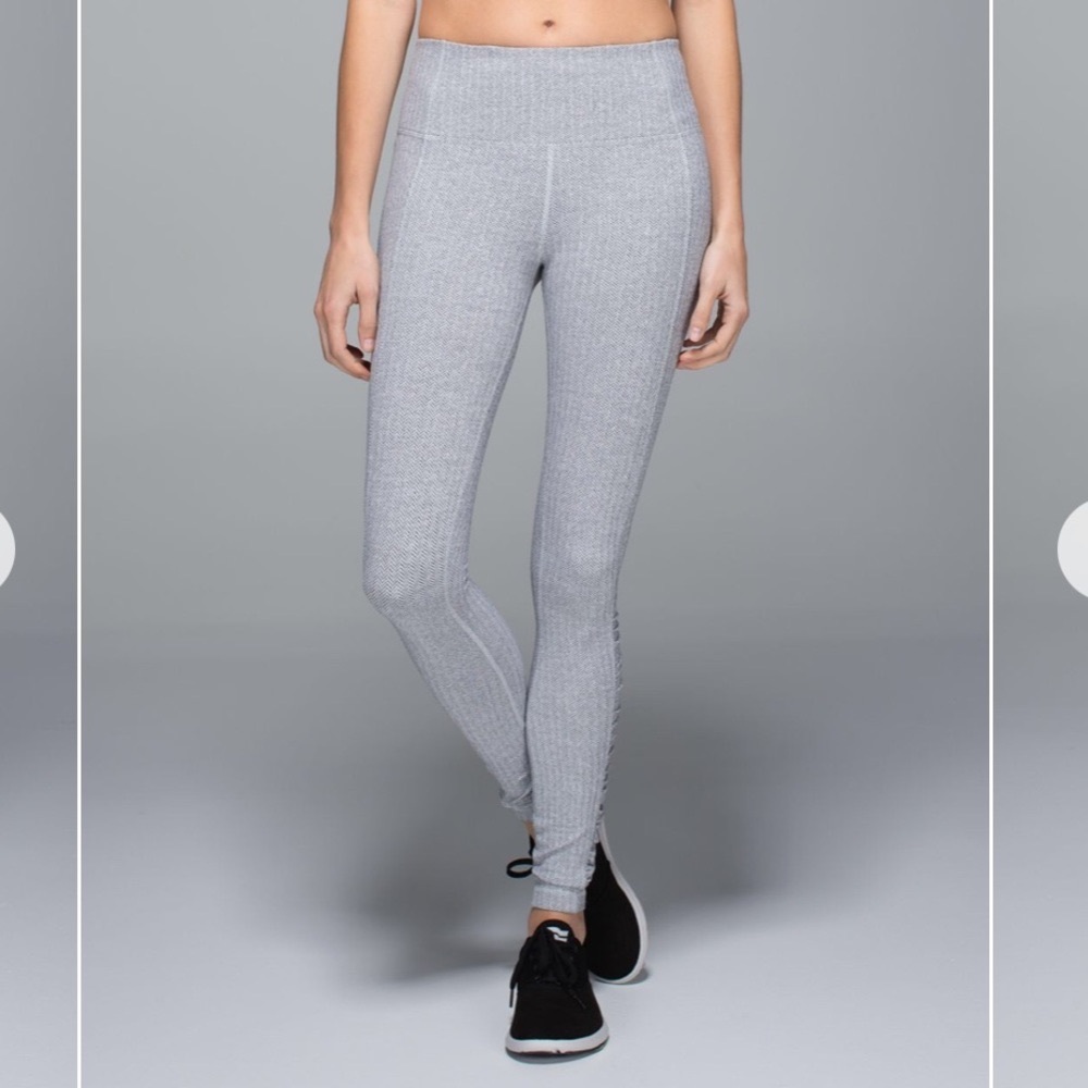 Lululemon Turn Around Tight Heathered Herringbone
